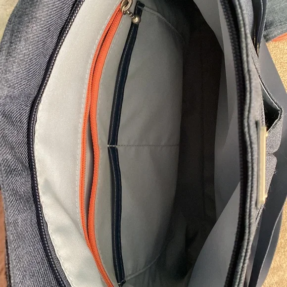 Baggallini Denim Blue Multi Pocket Purse - Picture 6 of 7